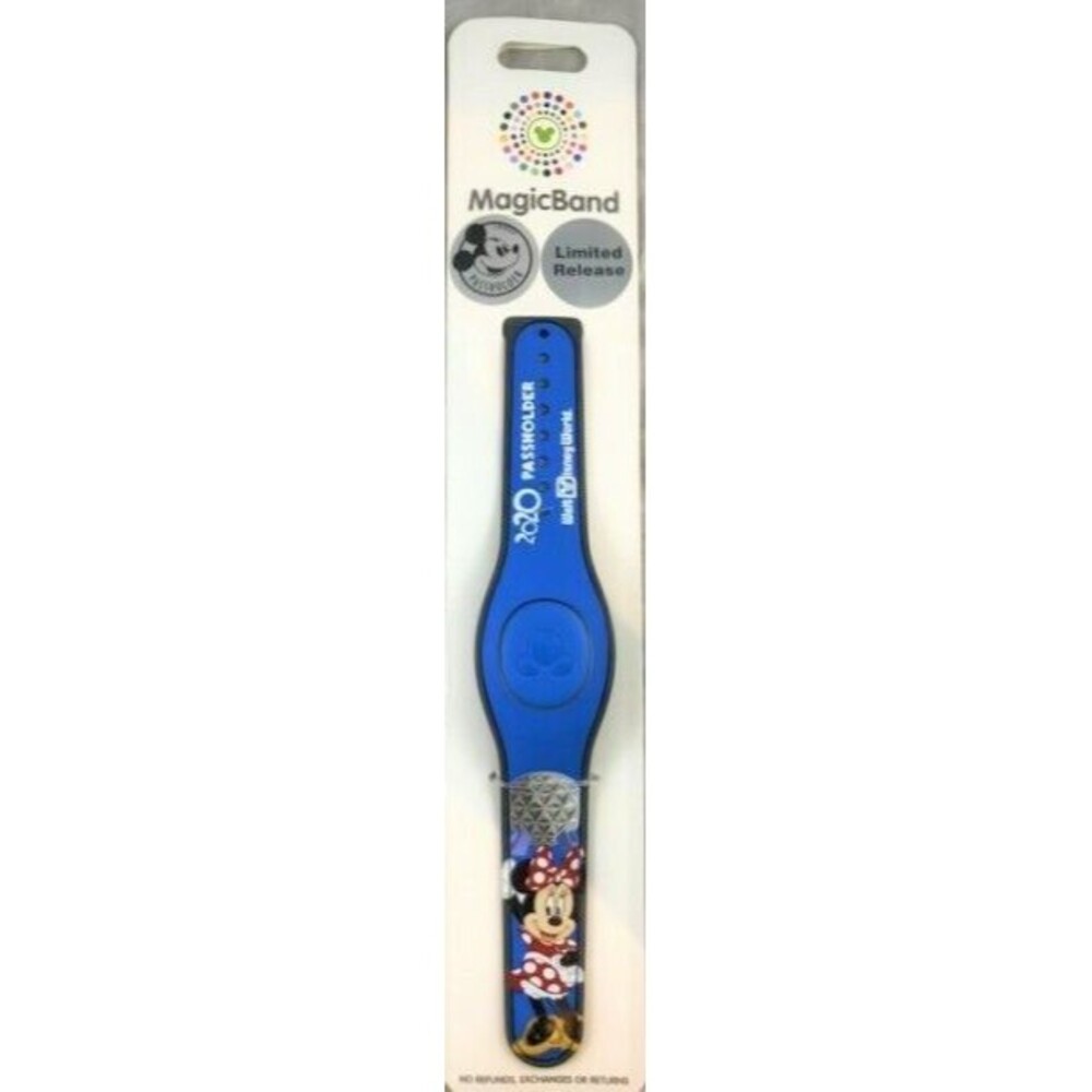 Disney Parks 2020 Passholder LR Minnie Mouse Epcot Magic Band WDW - NEW